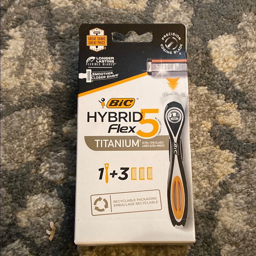 BIC Hybrid Flex 5 Titanium Razor